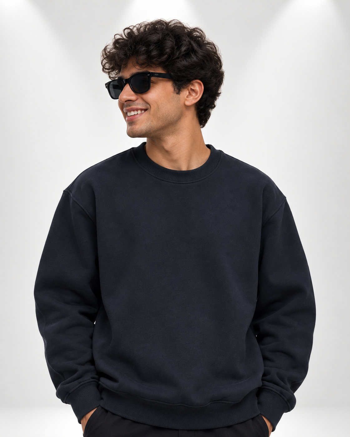 Sweatshirt Round Oversized