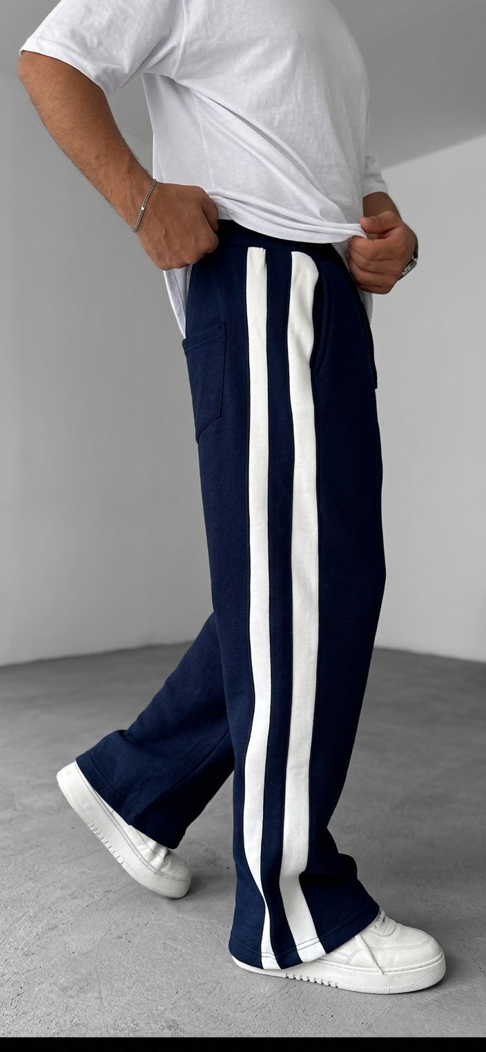 Track Sweatpants Wide Leg