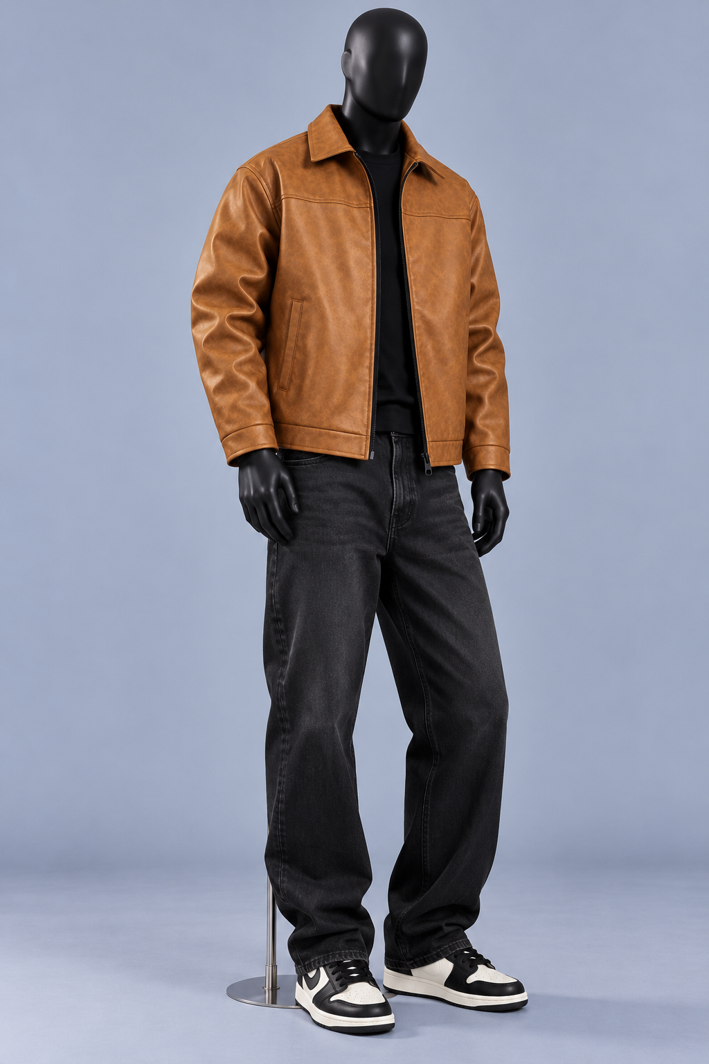 LUXE LEATHER BOMBER