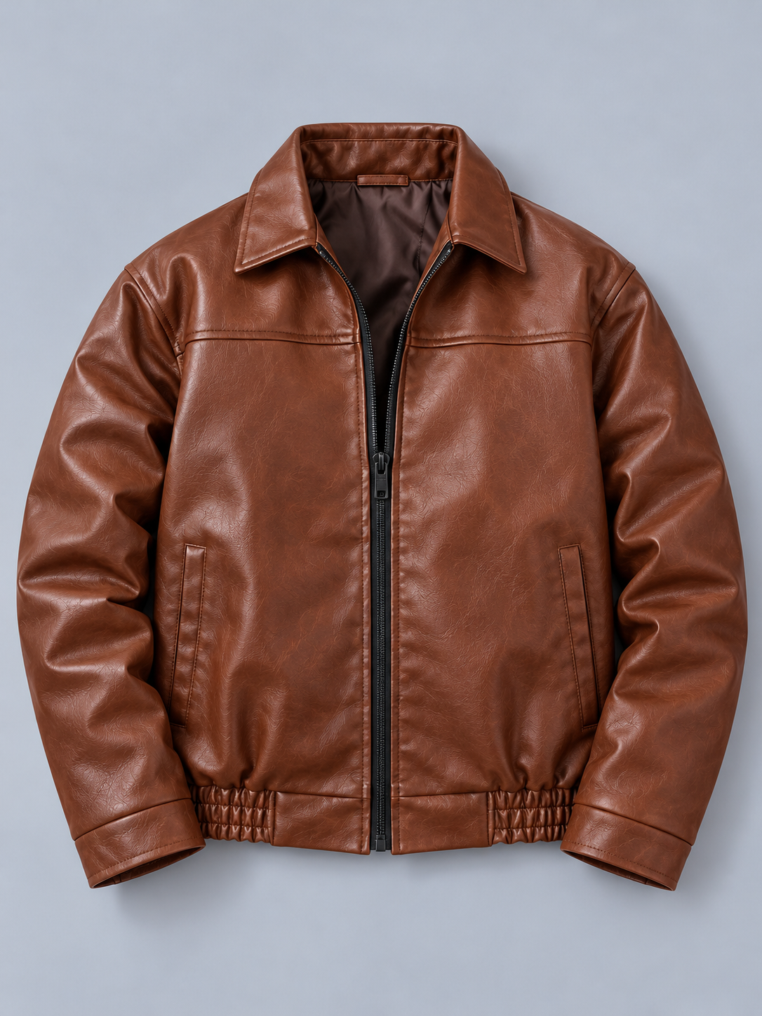 LUXE LEATHER BOMBER