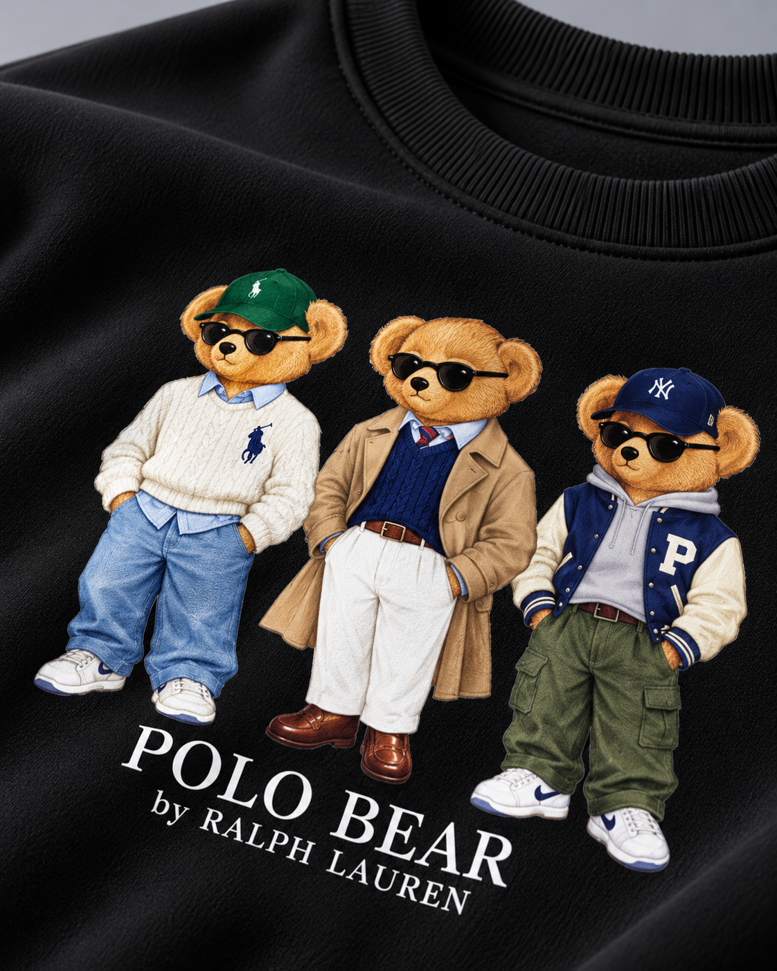 Three Polo Bear Round