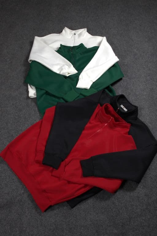 Basic Quarter Zipper 