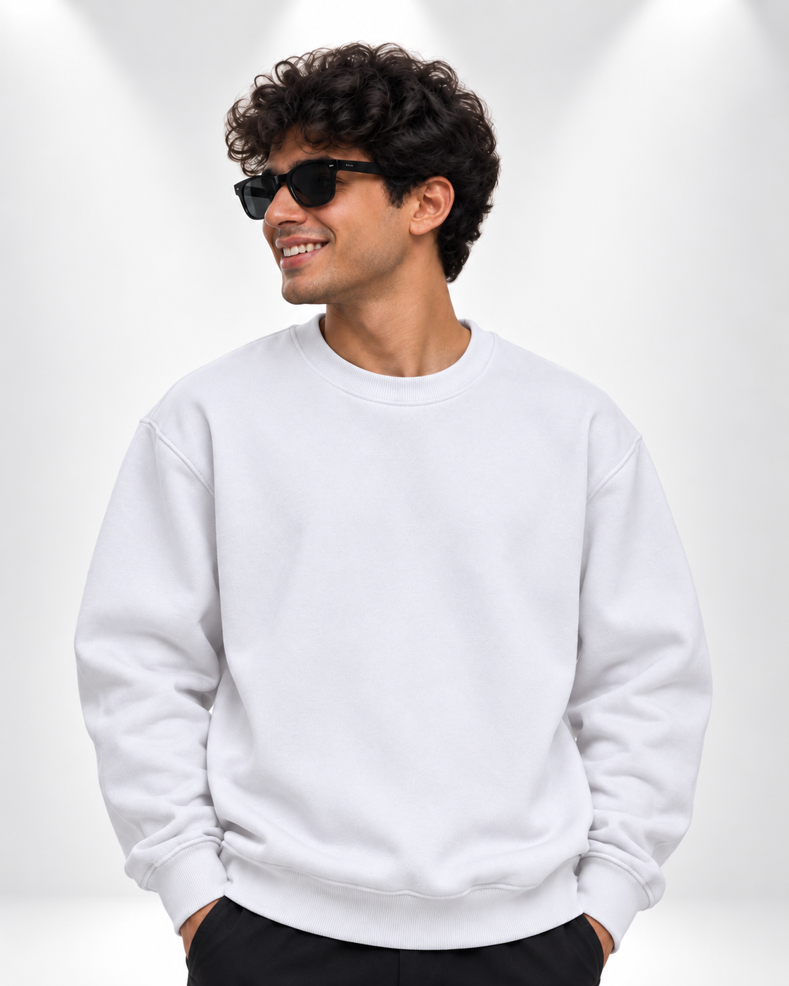 Sweatshirt Round Oversized