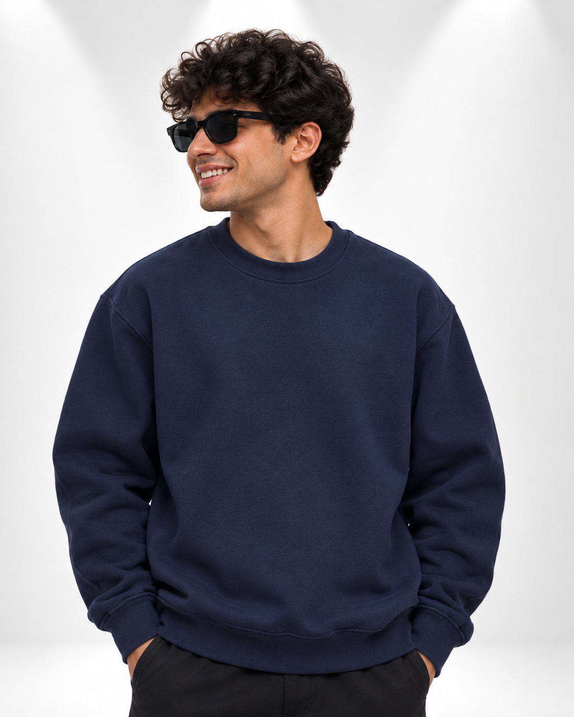 Sweatshirt Round Oversized
