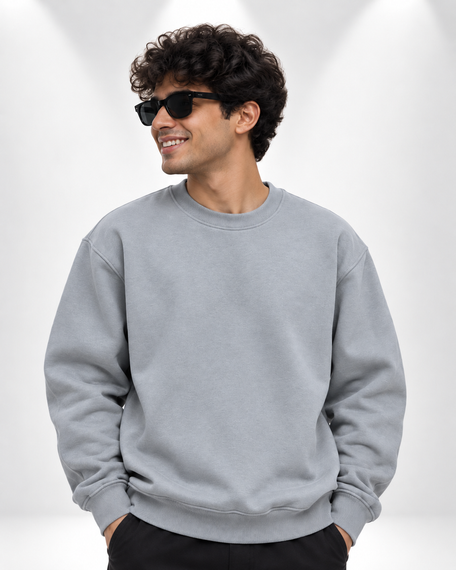 Sweatshirt Round Oversized