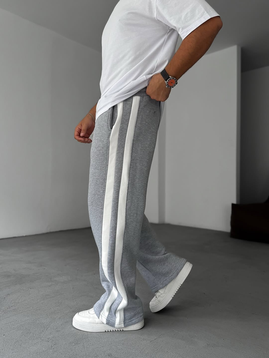 Track Sweatpants Wide Leg