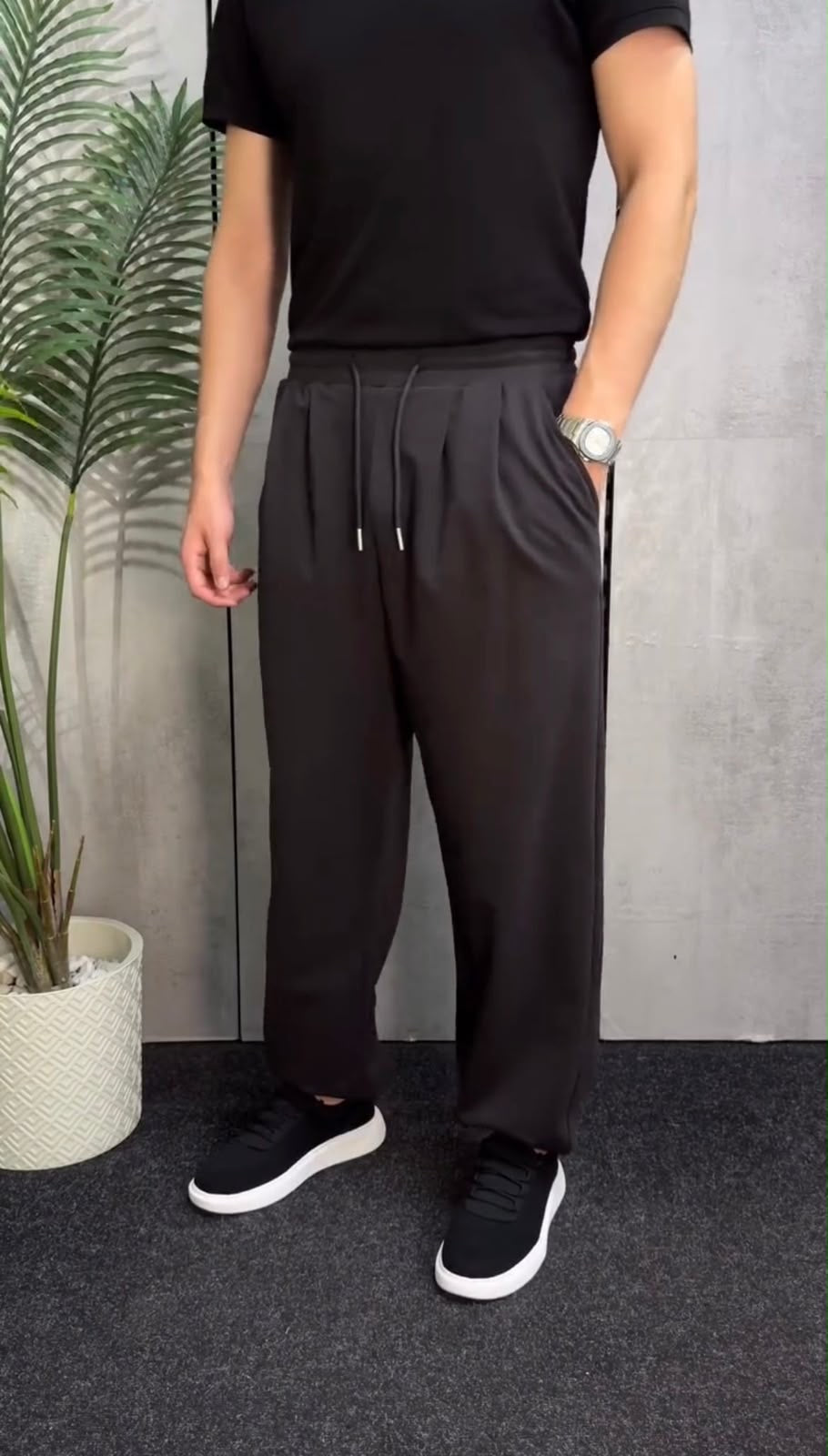 Track Ballon Wide Leg