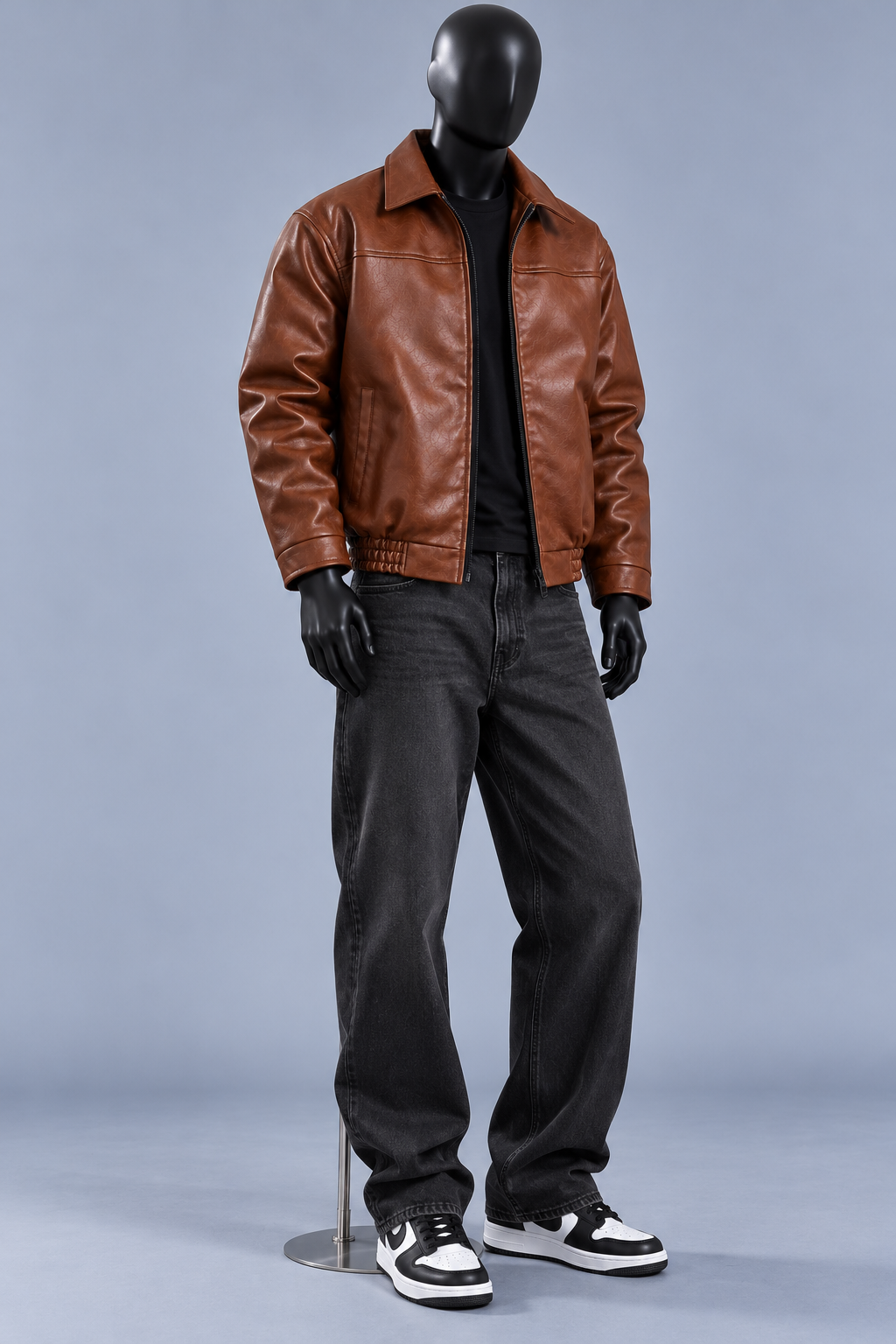 LUXE LEATHER BOMBER