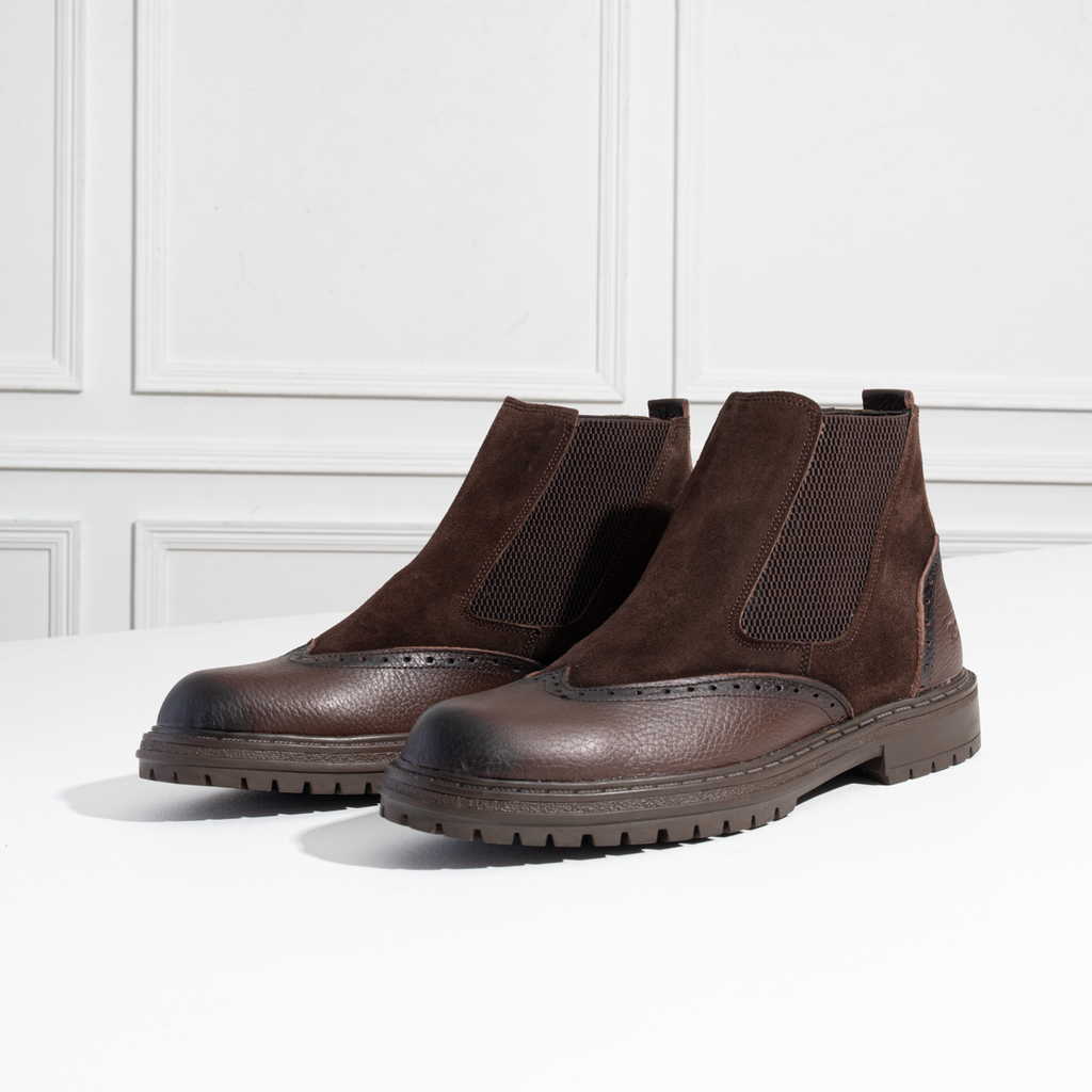 Leather Half Boot