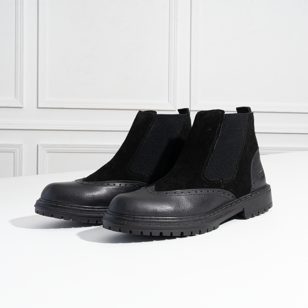 Leather Half Boot