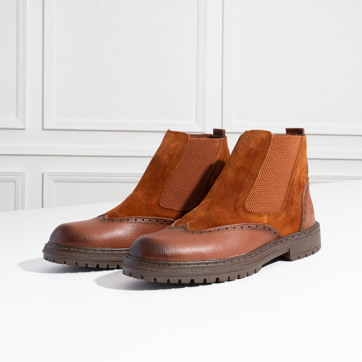 Leather Half Boot