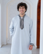 Luxury Fit Jalabya Hooded