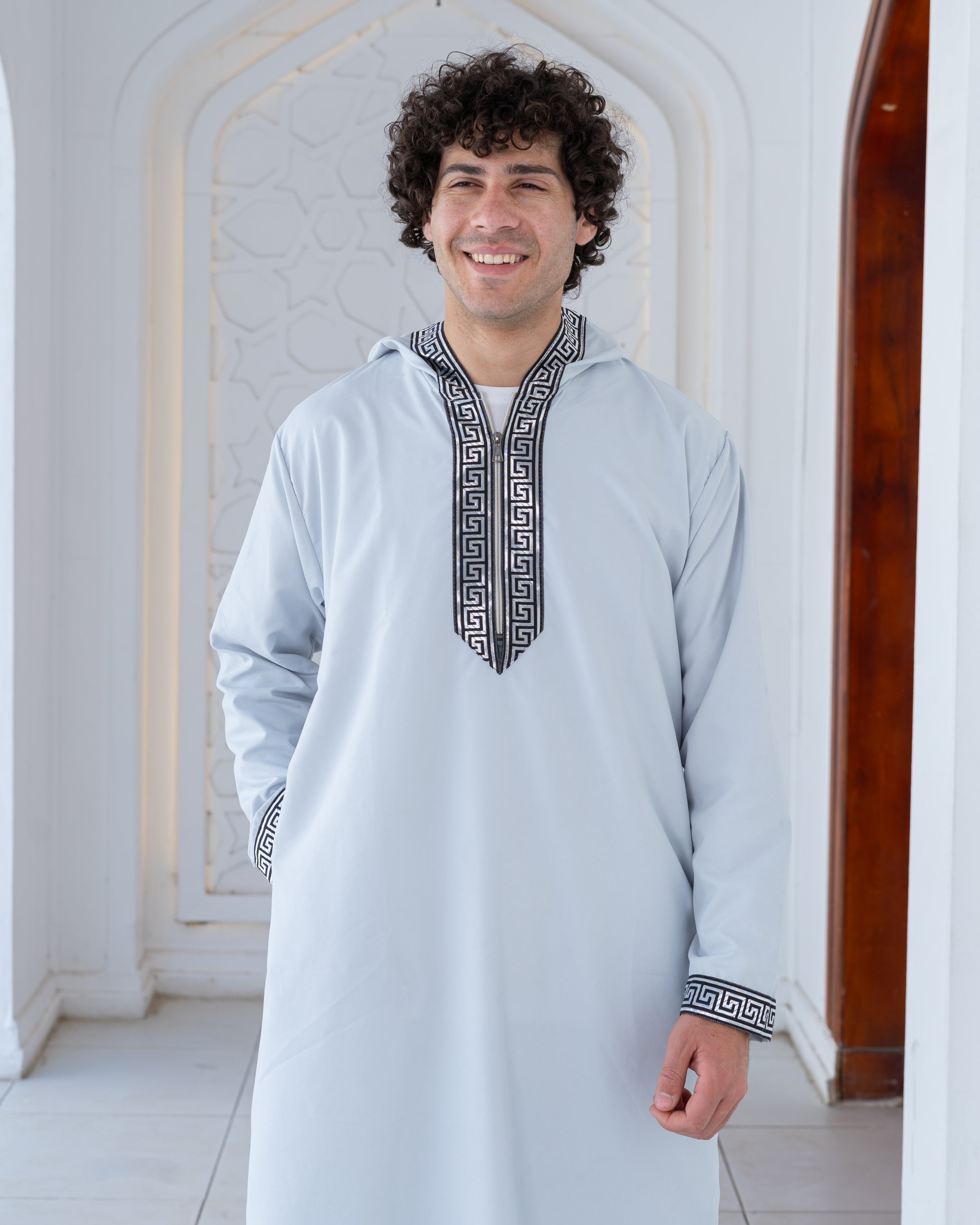 Luxury Fit Jalabya Hooded