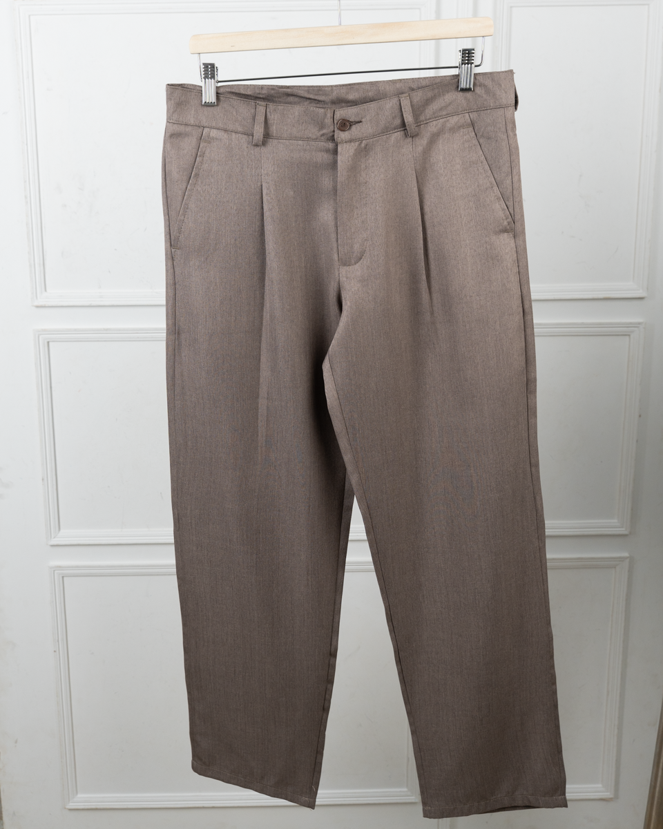 Classic Wide Leg Gabardine