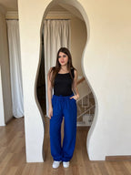 Women's linen trousers