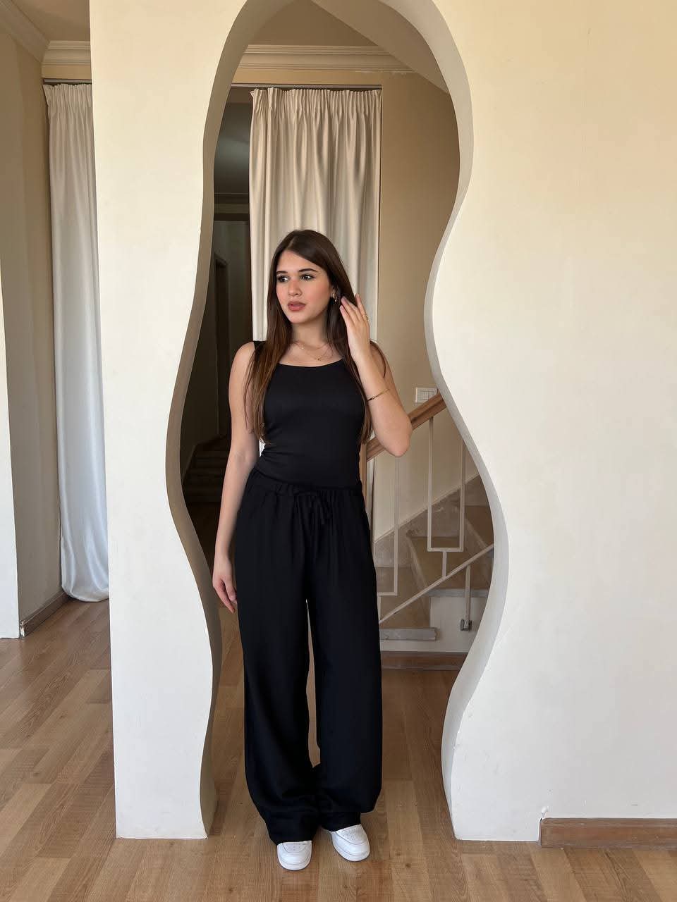 Women's linen trousers
