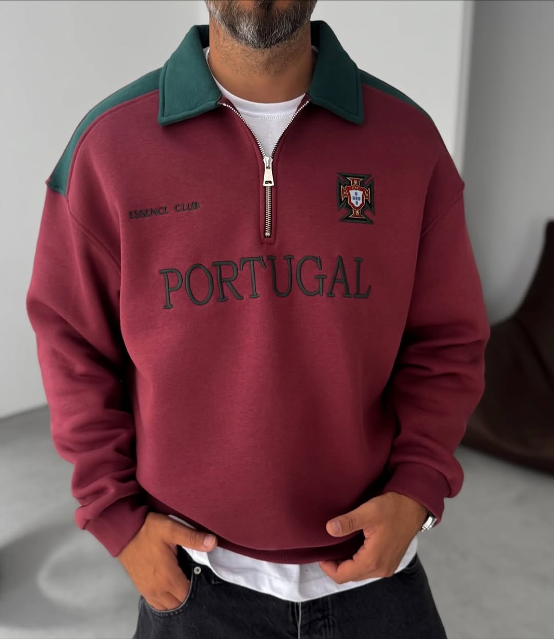 quarter zipper PORTUGAL