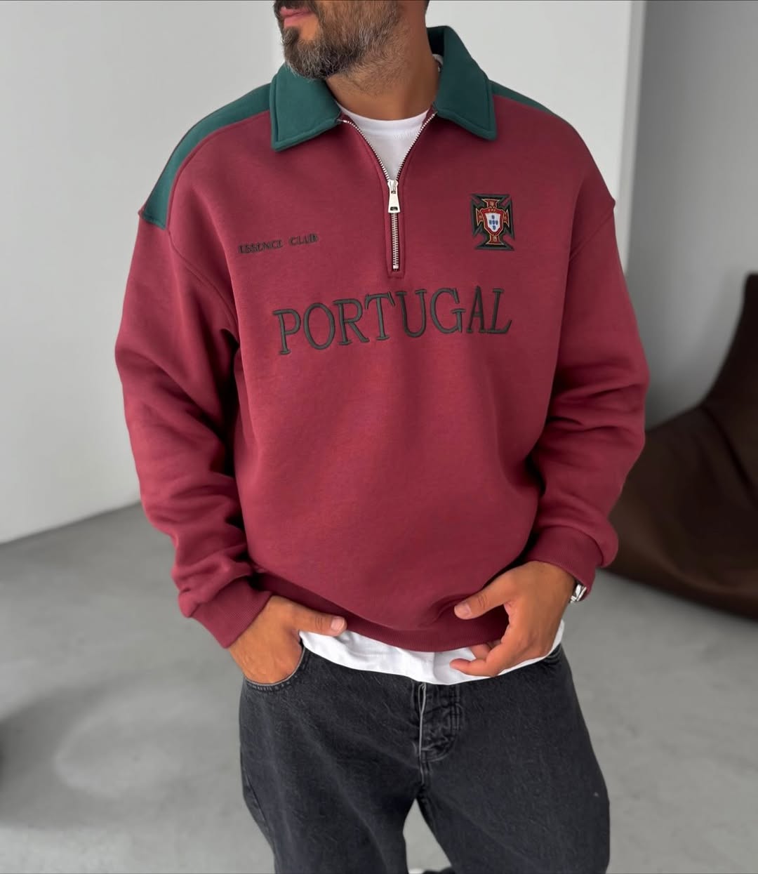 quarter zipper PORTUGAL