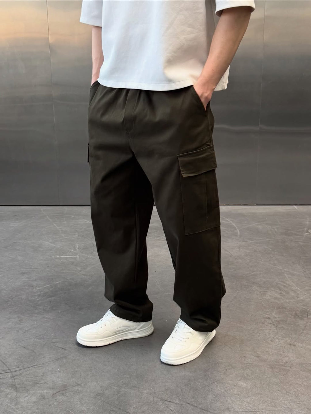 Cargo Wide Leg Pants
