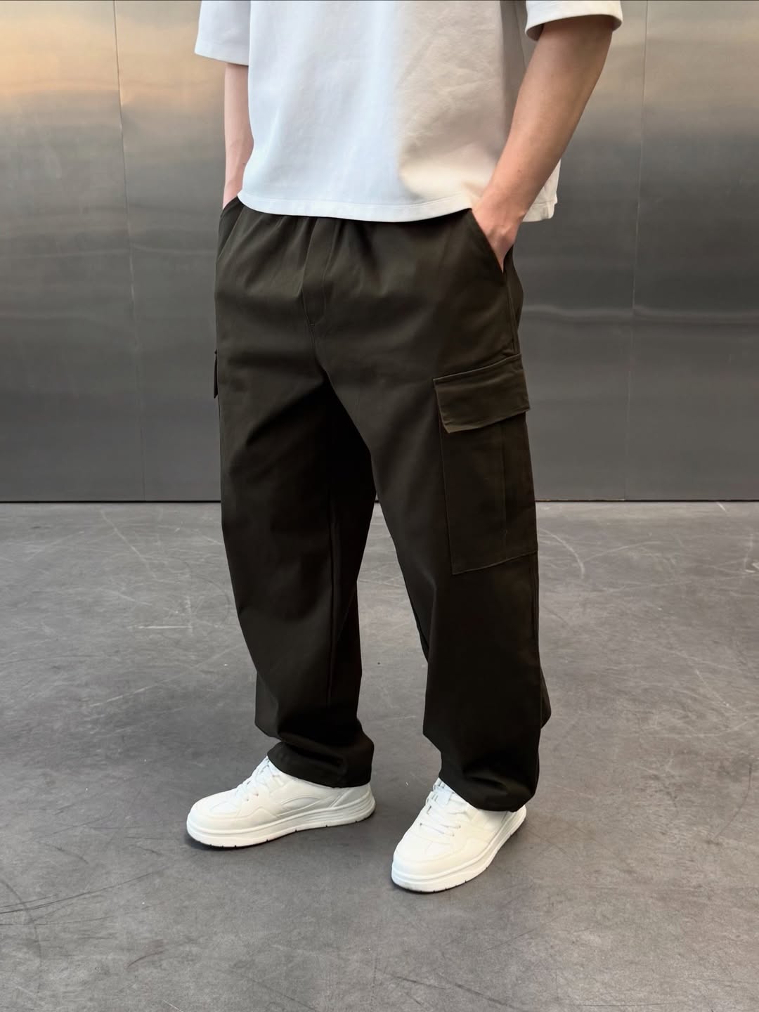 Cargo Wide Leg Pants
